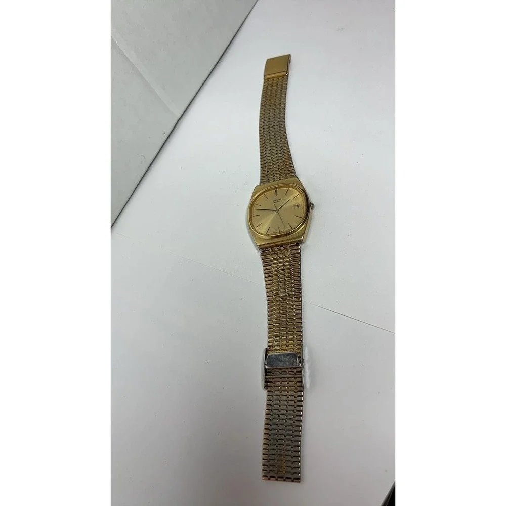 Vintage Seiko 7812-5069 Gold-Tone Quartz Watch